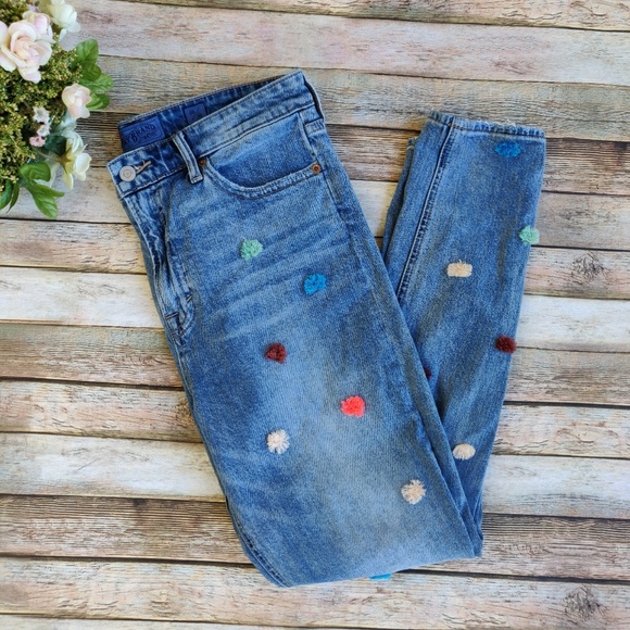 Lucky Brand Denim - Lucky Brand Bridgette Skinny Pom Pom Jeans